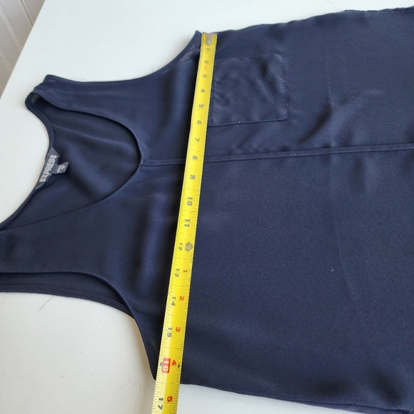 Express Women's Split Sides Sheer Sleeveless Top Blouse XS - Picture 8 of 11